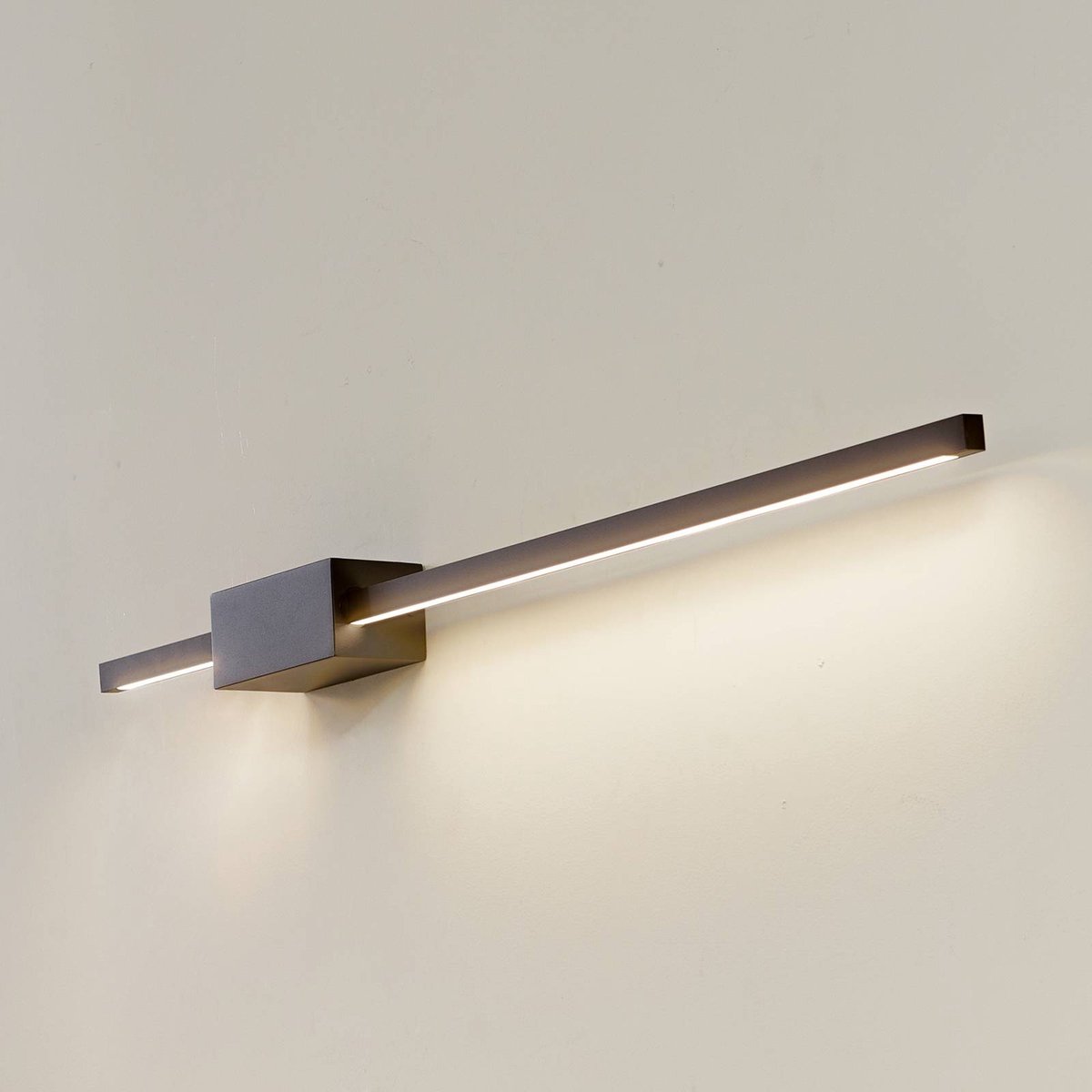 Skaila LED Wandleuchte Schwarz Skalia Lucande - Esszimmer - Modern - Aluminium - Einflammig