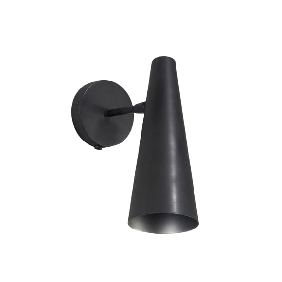 Precise Wandleuchte 21 cm Matt Black House Doctor - Schlafzimmer - Metall