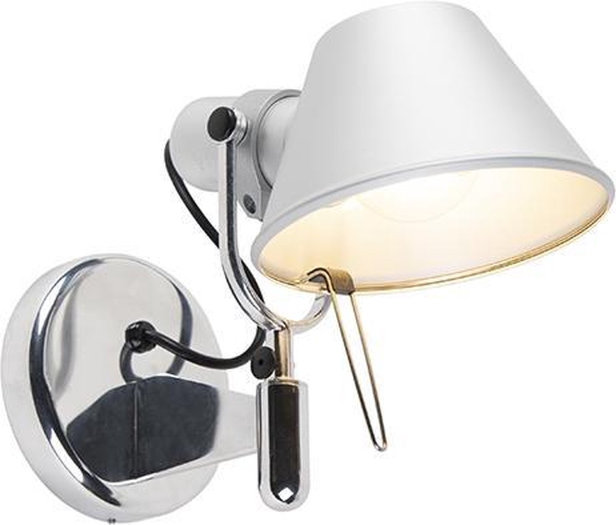 Tolomeo Faretto E27 Wandleuchte Artemide - Schlafzimmer - Design - Aluminium