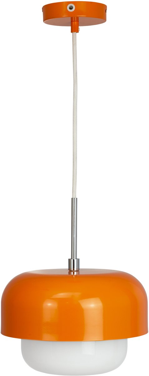 Haipot Pendelleuchte Orange Dyberg Larsen - Wohnzimmer - Skandinavisch - Metall - Einflammig