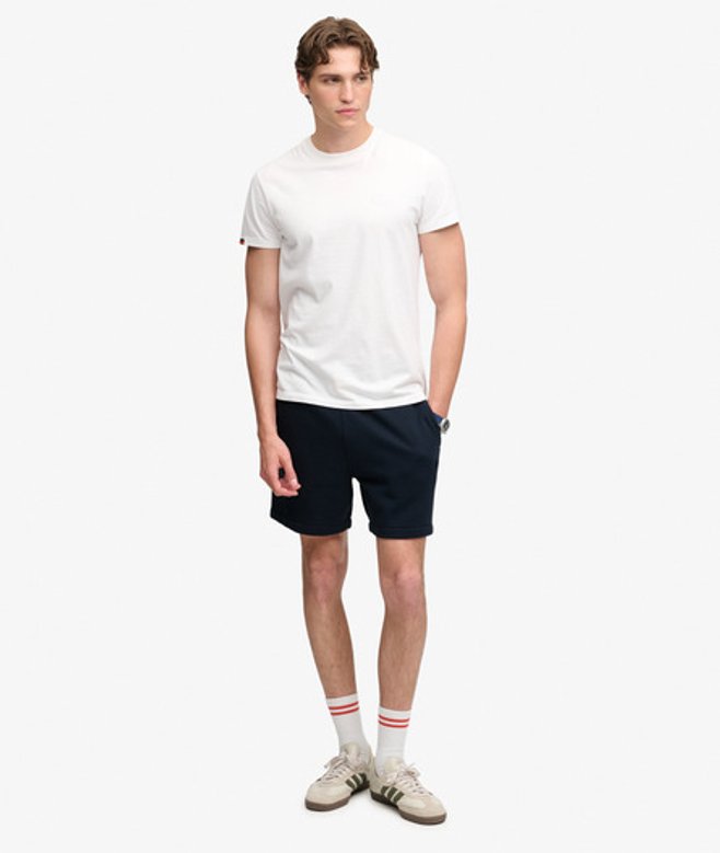 Superdry Herren Monogram Shorts mit Lockerer Passform Navy - Größe: L