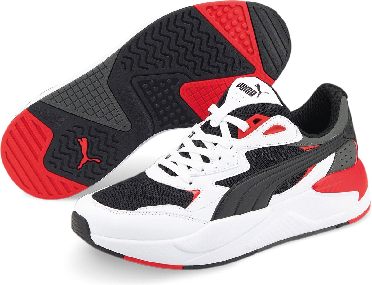 Puma X-Ray Speed Schwarz High Risk Red Unisex Sneaker Weiß Dark-Shadow 384638-04 42