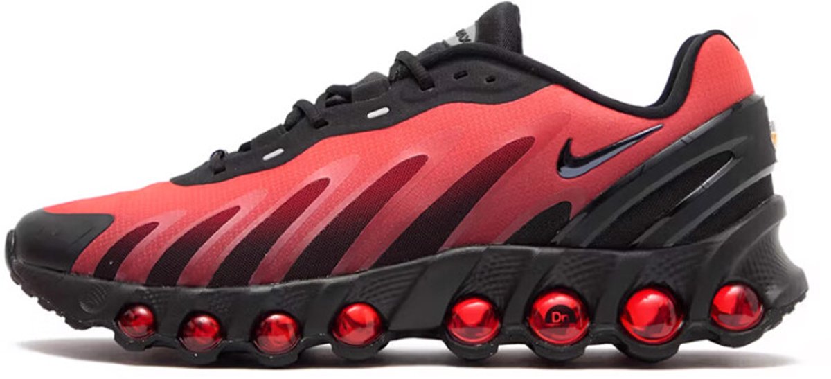 Nike Air Max DN8 Schwarz Leuchtendes Karmesinrot Unisex Sneaker Rot Universitätsrot FQ7860-008 39