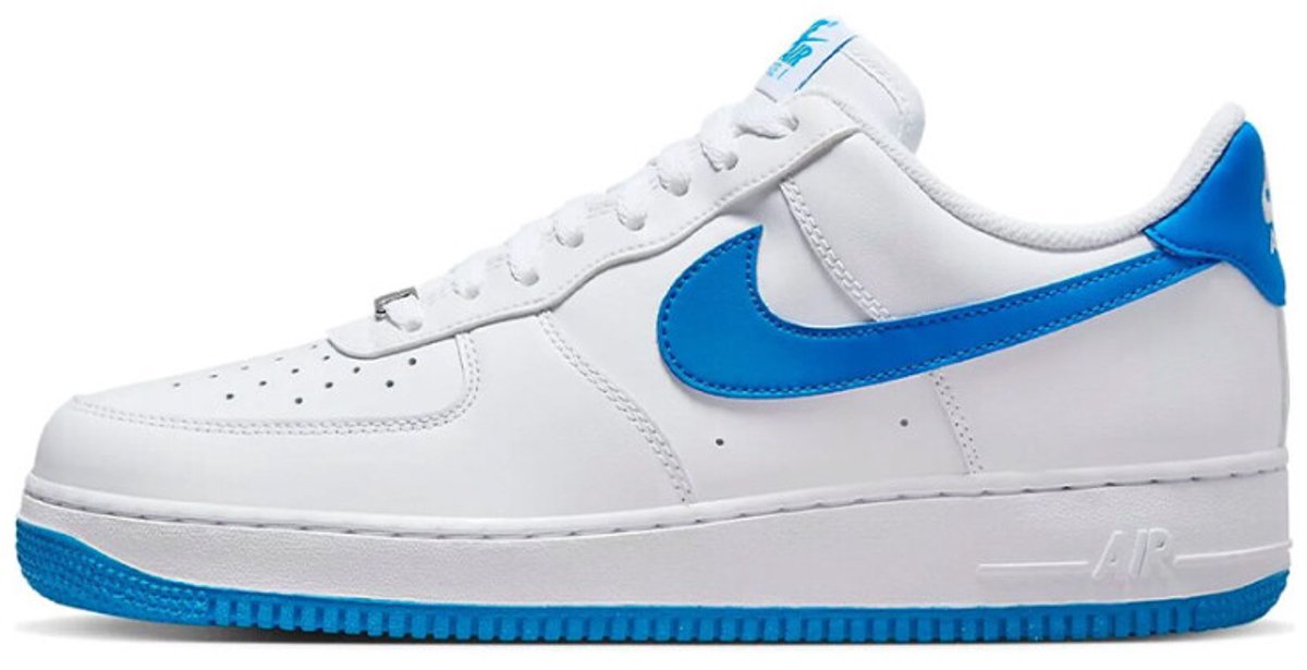 Nike Air Force 1 07 Weiß Photo Blue Herren Sneaker FJ4146-103 42