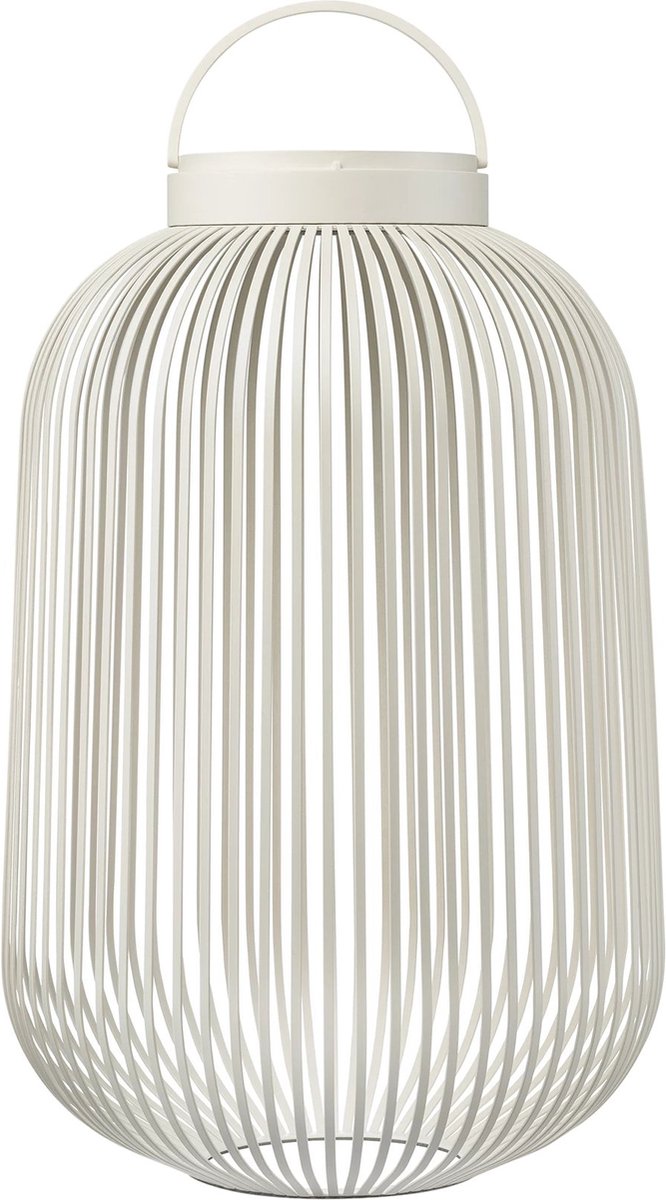 Lito Portable LED Außenleuchte L Silk Gray Blomus - Terrasse - Aluminium