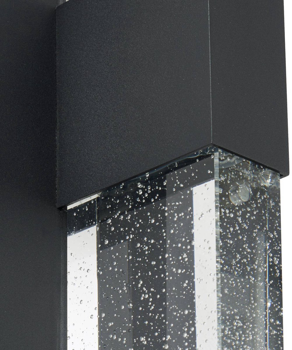 Velune LED-Außenwandlampe, anthrazit/klar 46cm CCT Lucande - Modern - Aluminium - Eckig