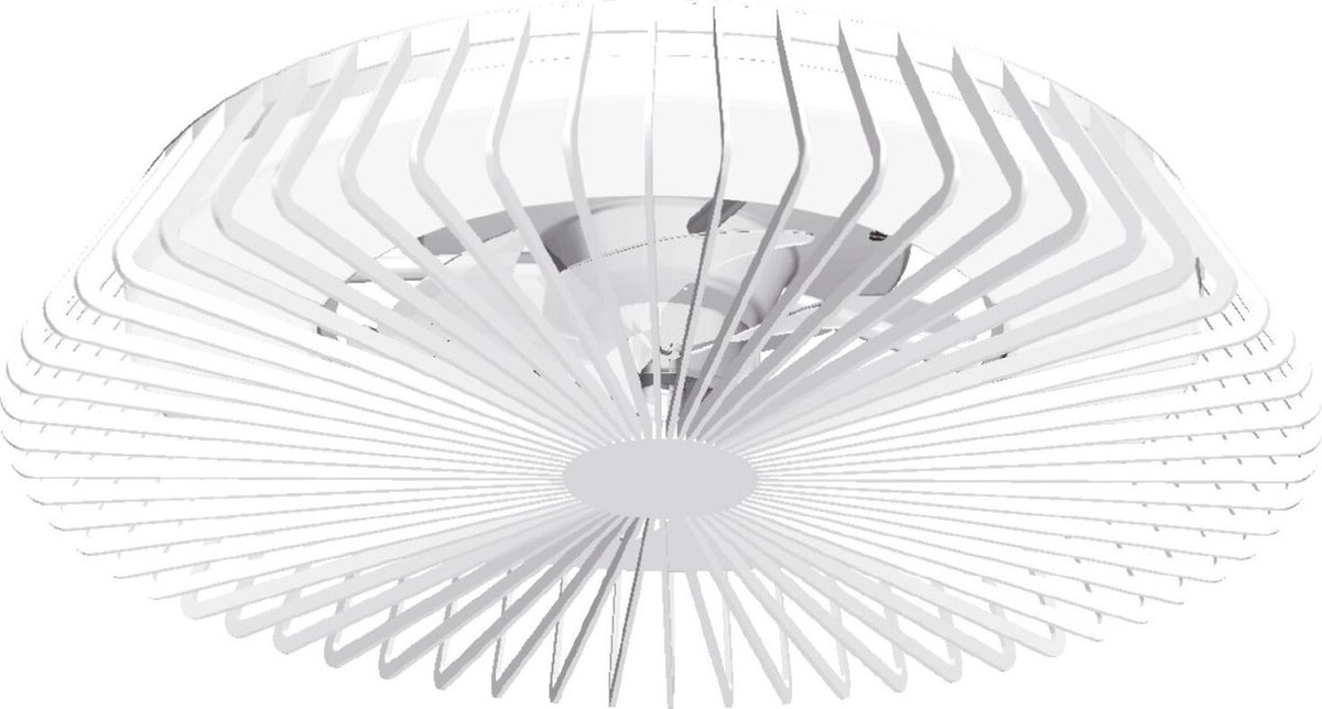 Deckenventilator Himalaya LED, App, Remote, weiß Mantra Iluminación - Wohnzimmer - Modern - Metall