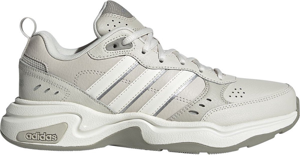 Adidas Leder Strutter Klassische Retro Rutschfeste Low-Top Dad Schuhe Damen Sneaker Grau IG6290 39⅓