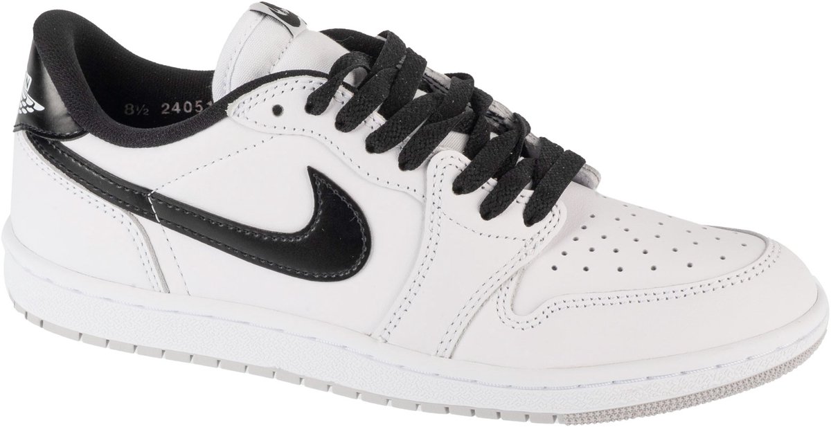 Air Jordan 1 Retro Low 85 OG Metallic Black Herren Sneaker Weiß Neutralgrau FB9933-102 42.5