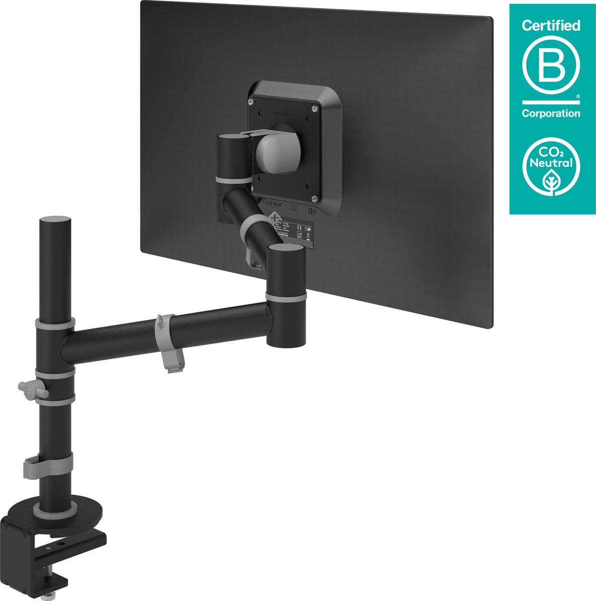 Dataflex Monitorarm viewgo Schreibtisch 123 schwarz