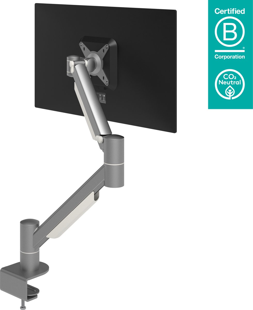 Dataflex Monitorarm Viewmate plus Schreibtischklemme 832 silber