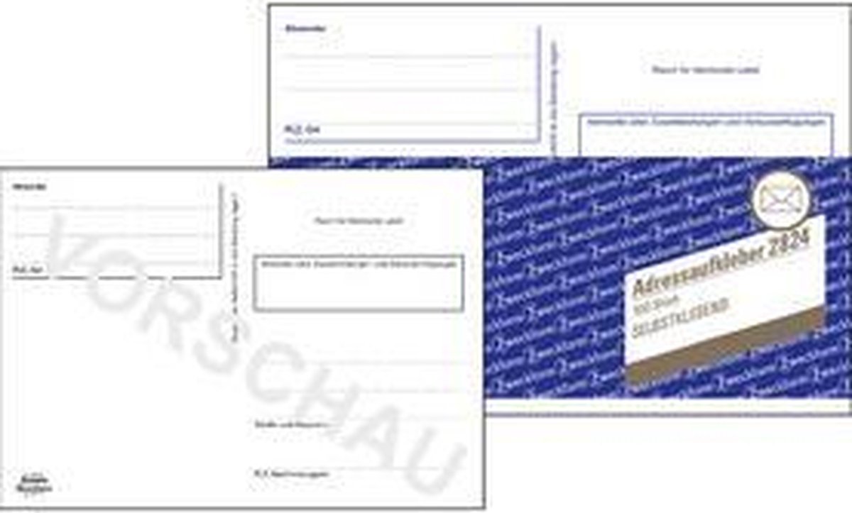 5 x Avery Zweckform Post-Ein-/Ausgangsbuch A4 50 Blatt