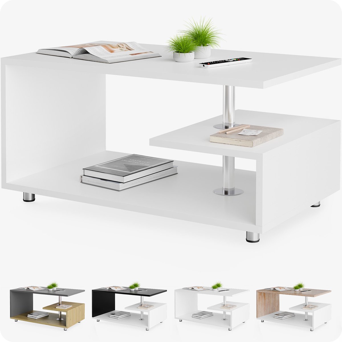 Stolik kawowy Orlando White 95x55x50cm