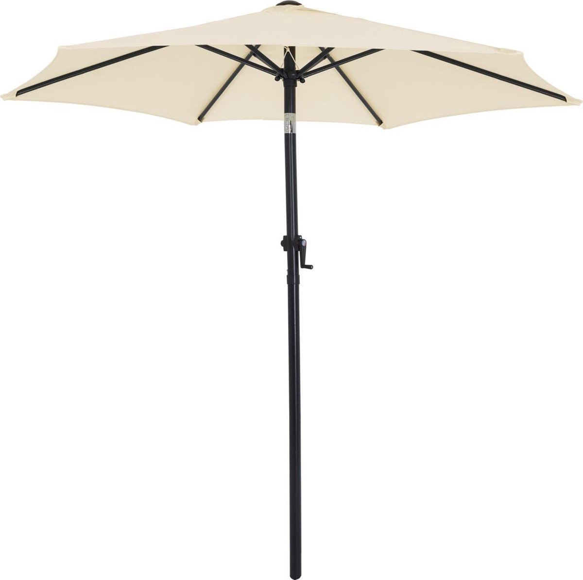 Parasol Fiji Beżowy Ø200cm z Korbką