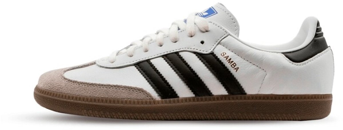 adidas Samba OG Weiß Schwarz Gum Unisex Sneakers Cloud-White Core-Black B75806 38