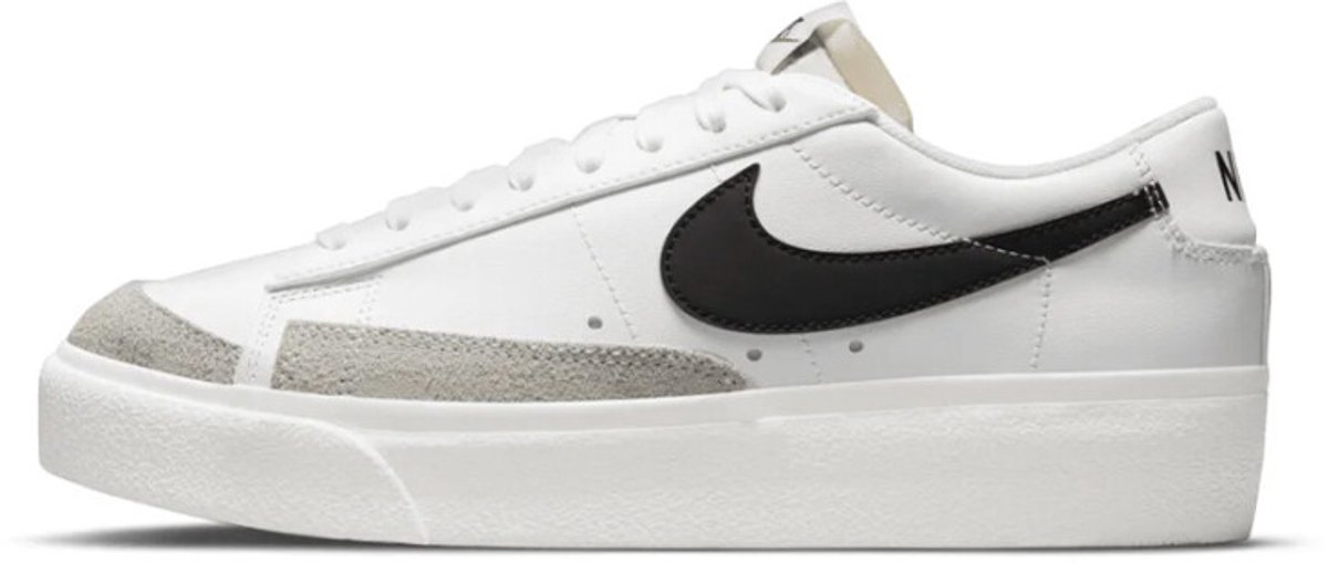 Nike Blazer Low Platform Weiß Schwarz Damen Sneaker Sail Team-Orange DJ0292-101 35.5