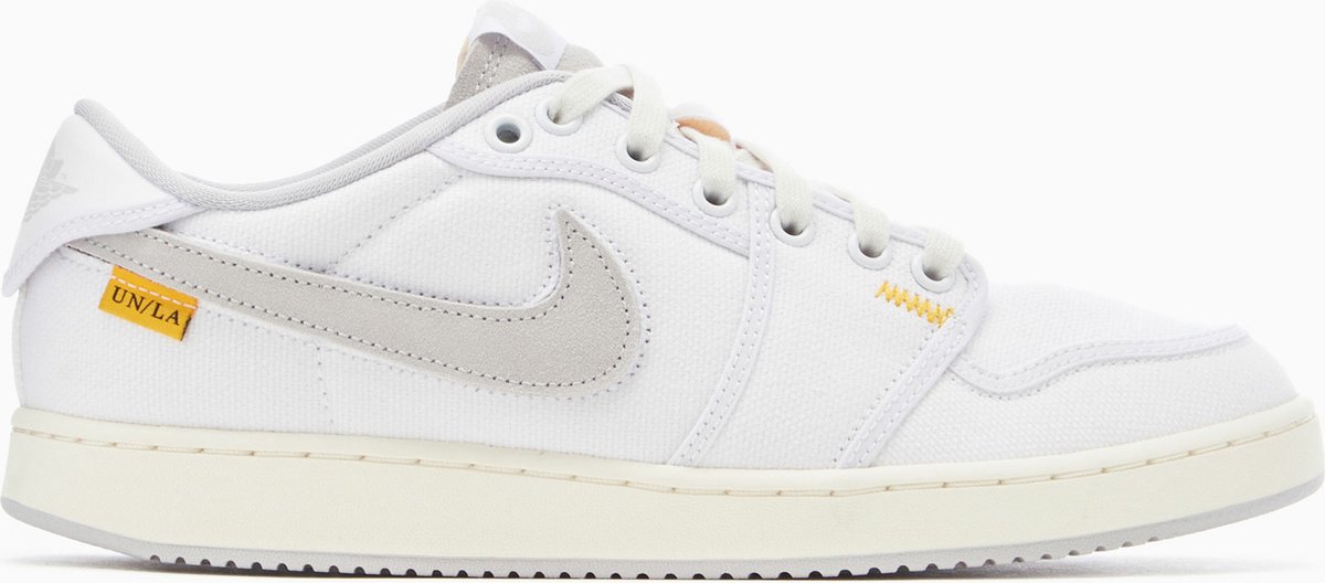 Union LA x Air Jordan 1 KO Low Weiß Neutralgrau Unisex Sneaker Sail University-Gold DO8912-101 43