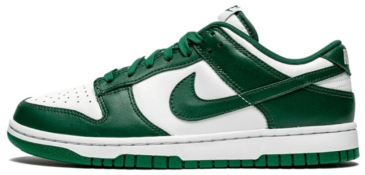 Nike Dunk Low Michigan State Unisex-Sneaker Grün Weiß Team-Grün DD1391-101 38