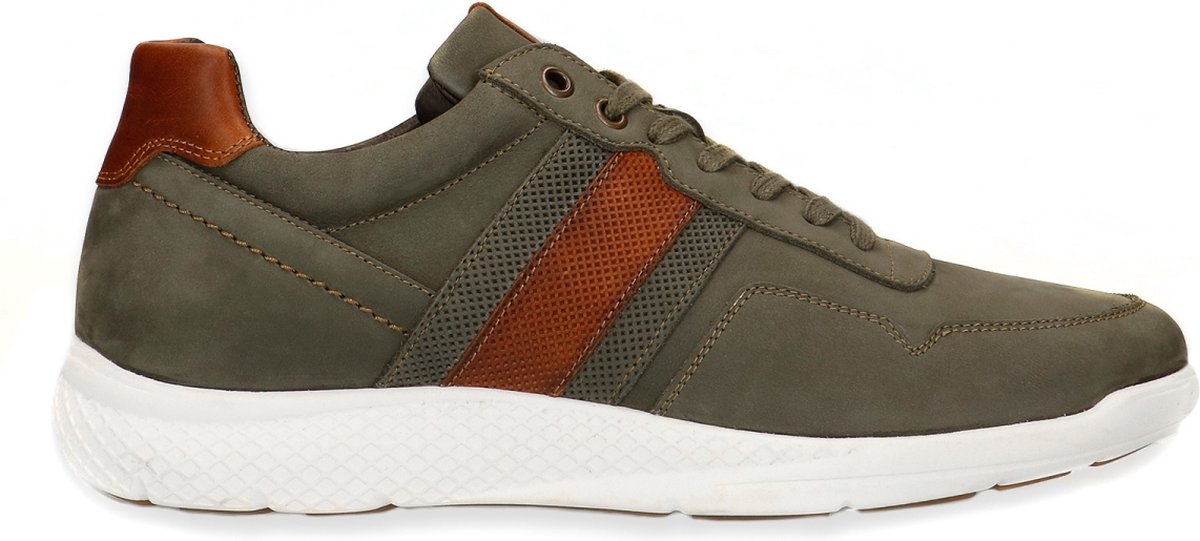 Grüne Nubuk-Sneaker