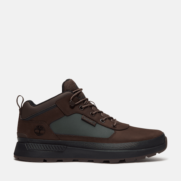 Timberland - Sneaker Field Trekker da Uomo in marrone scuro/verde scuro, Uomo, marrone, Taglia: 44.5