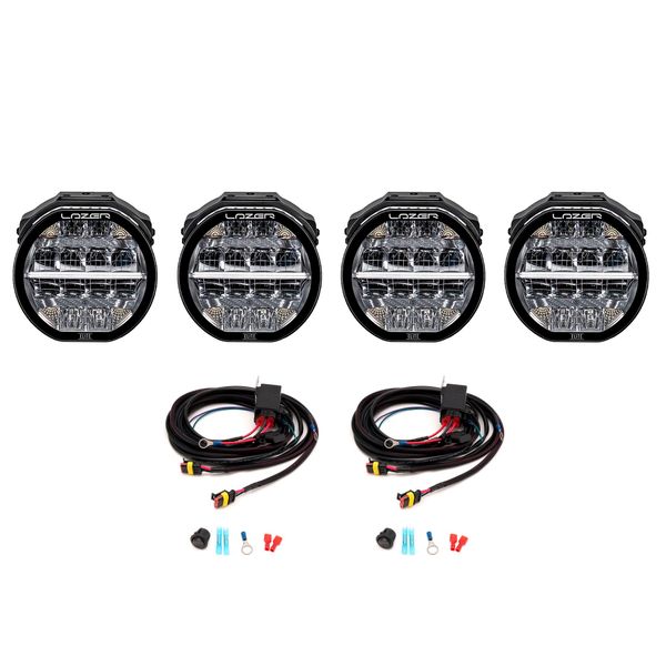 Auxiliary light LAZER Sentinel 7 Elite (Inverted mount) - Round / 18 cm / 116W / Ref. 12.5, 2 pcs