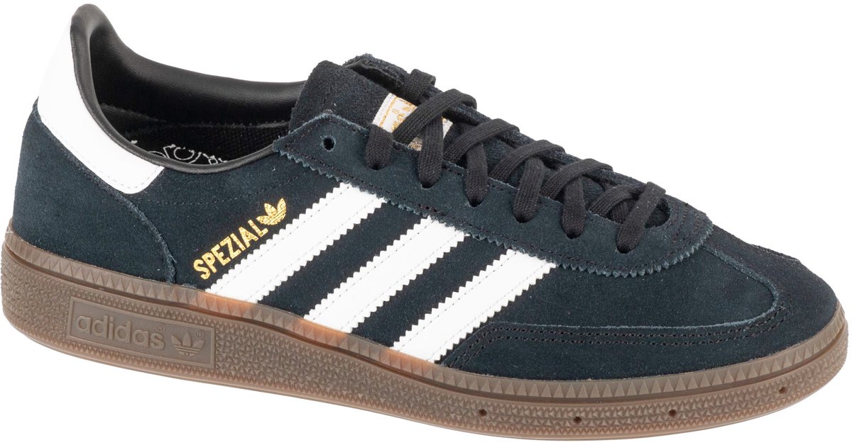 adidas Handball Spezial J Schwarz Weiß Gummi Kinder Sneaker Core-Black Cloud-White IH8010 37⅓