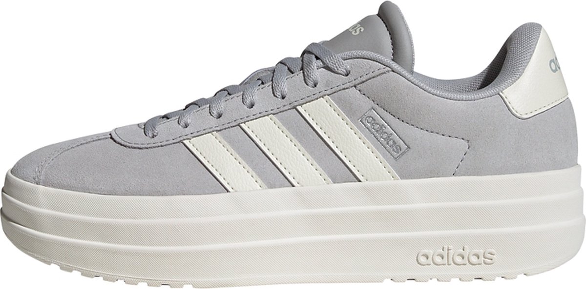 Adidas Neo Vl Court Bold Dämpfung Strapazierfähige Low-Top Skateschuhe Damen Sneaker Weiß Grau IF9784 38⅔