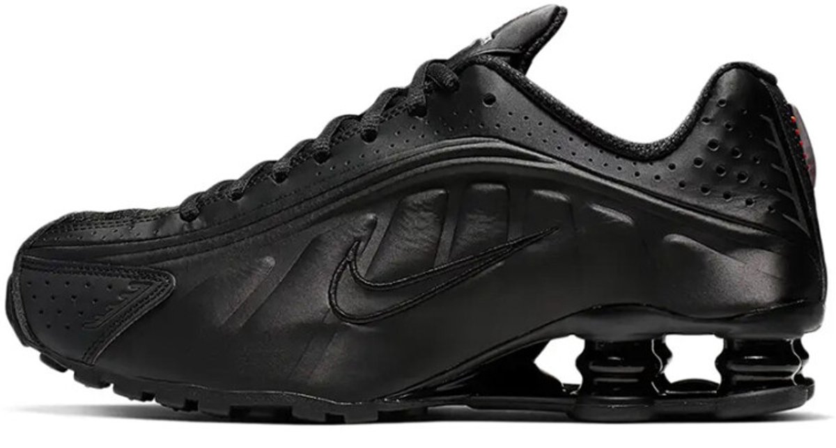 Nike Shox R4 Schwarz Damen Sneaker Schwarz-Max-Orange AR3565-004 40