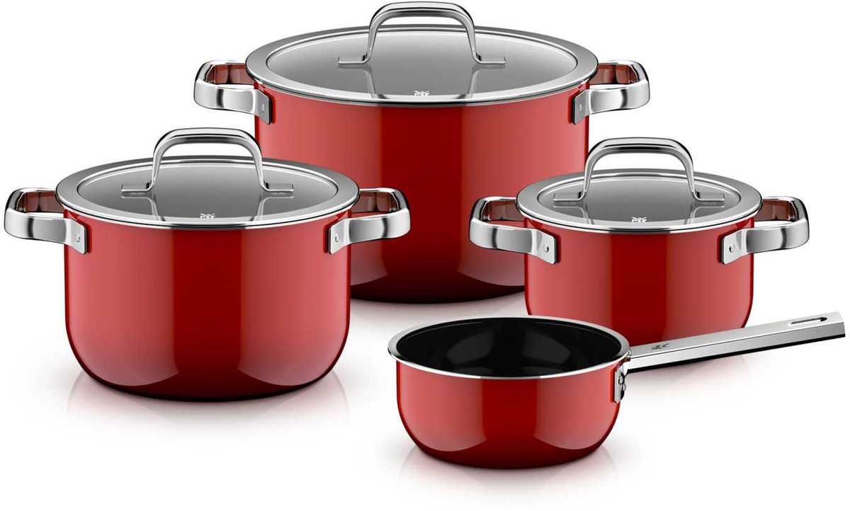 WMF Fusiontec Mineral Pro, Topf-Set 4tl Red