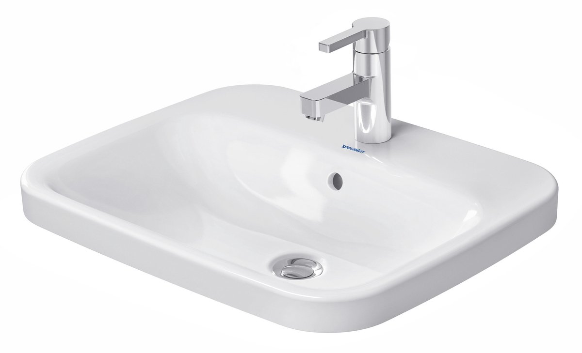 Duravit DuraStyle Einbauwaschtisch Weiß Hochglanz 560mm