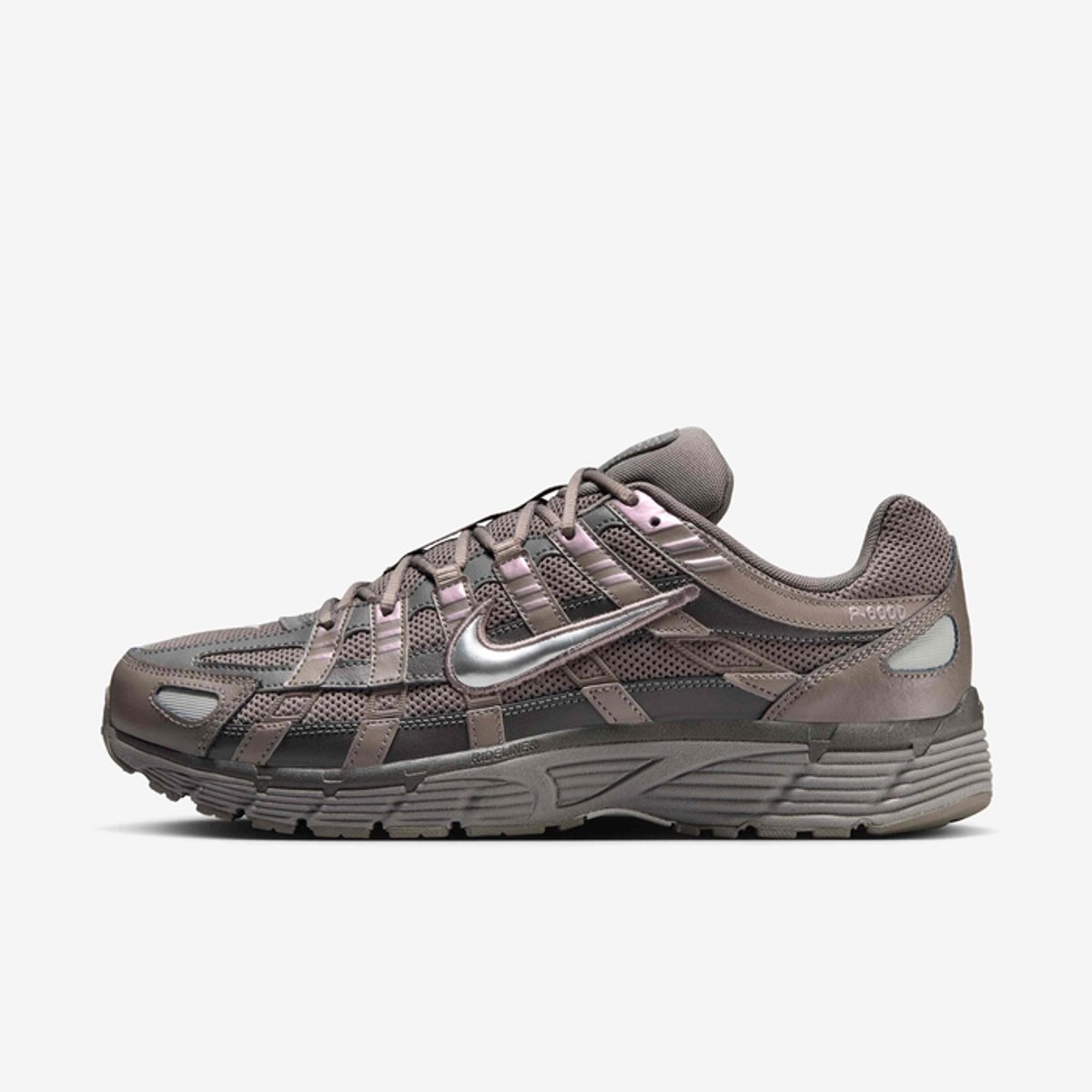 Nike P 6000 Cave Stone Medium Ash Flat Pewter Metallic Silver Sneakers CD6404-202 41 taupe