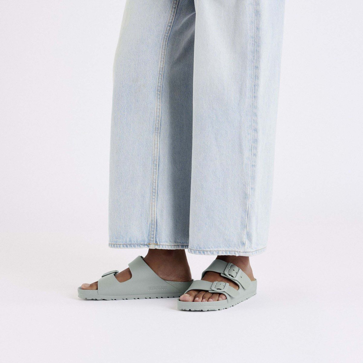 Birkenstock Arizona Narrow EVA Gr. 38 Grau Damen