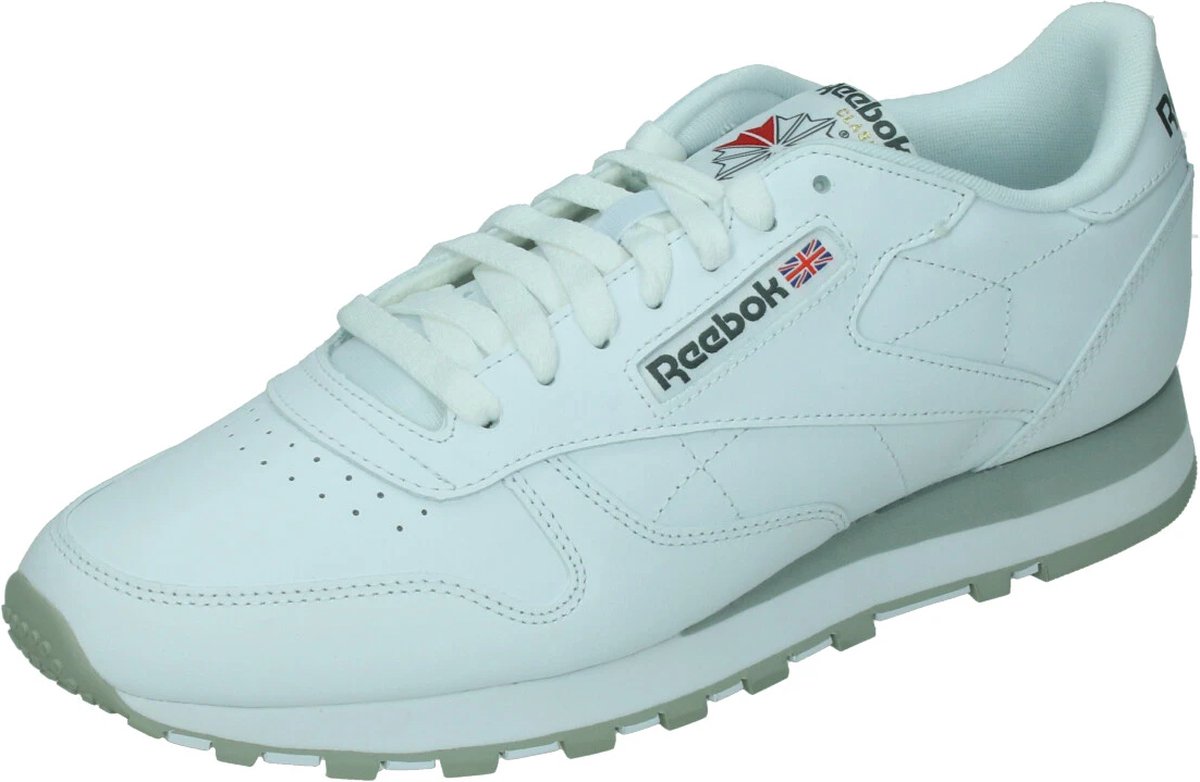 Reebok Classic Leather - Herren Sneakers Schuhe Leder Weiß 100008789 ORIGINAL EU 46 UK 11.5