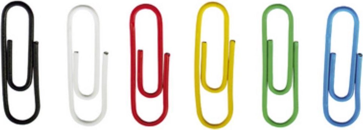 25 x Durable Briefklammern 26mm VE=100 Stück kunststoffummantelt farbi