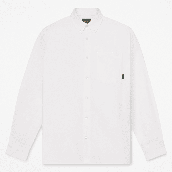 Timberland - Camicia Oxford Lake Warner da Uomo in bianco, Uomo, bianco, Taglia: L