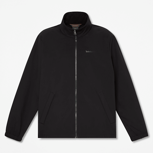 Timberland - Giacca Softshell Antivento con Zip Intera da Uomo in nero, Uomo, nero, Taglia: 3XL
