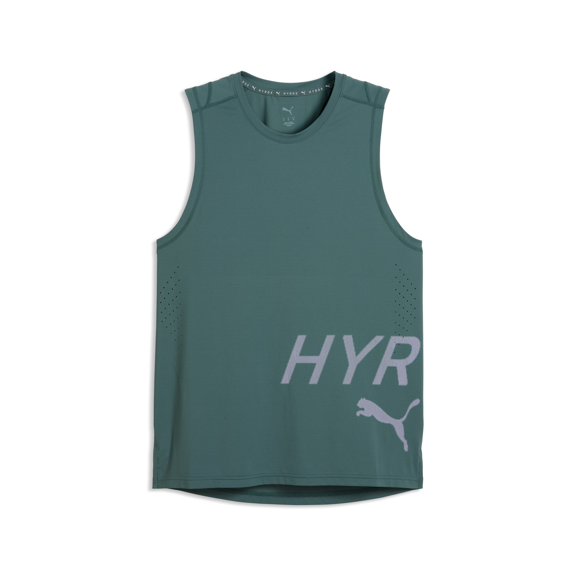 PUMA x HYROX PWRMODE Trainings-Tanktop Herren, Accessoires, Grün, M