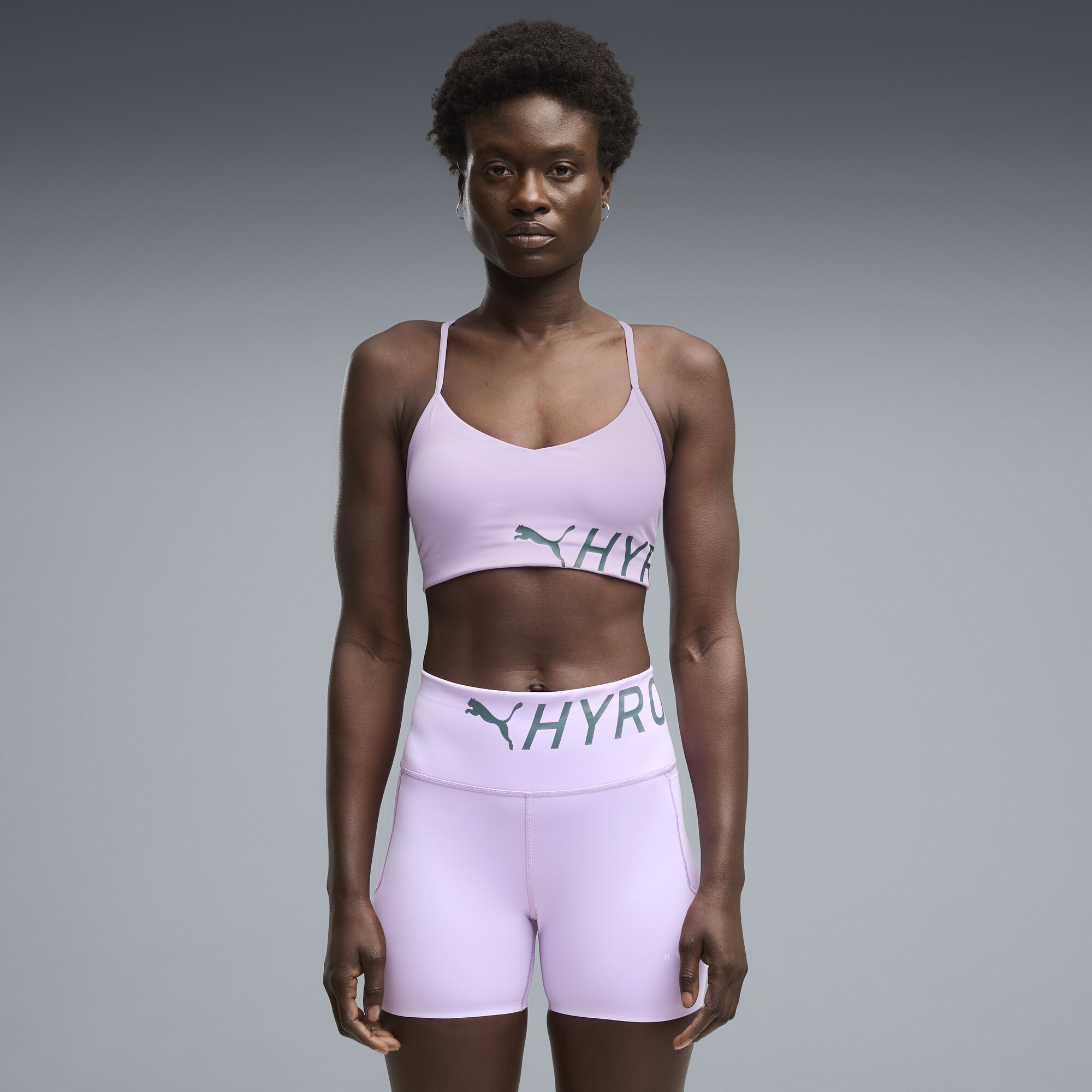 PUMA x HYROX PWRMODE Strappy Sport-BH Damen, Kleidung, Lila, S