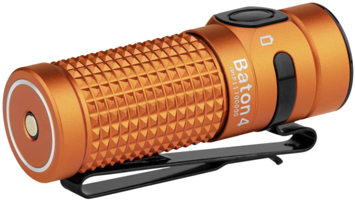 Olight Baton 4 Kit aufladbare Taschenlampe mit Ladecase