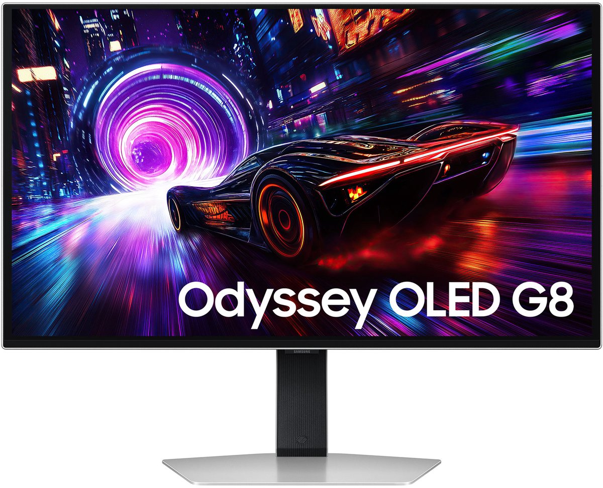 Gaming-PC-Bildschirm - SAMSUNG - 27'' - UHD - 240Hz - OLED-Panel - 0,03ms - Höhenverstellbar - ODYSSEY OLED G8 - G81SF
