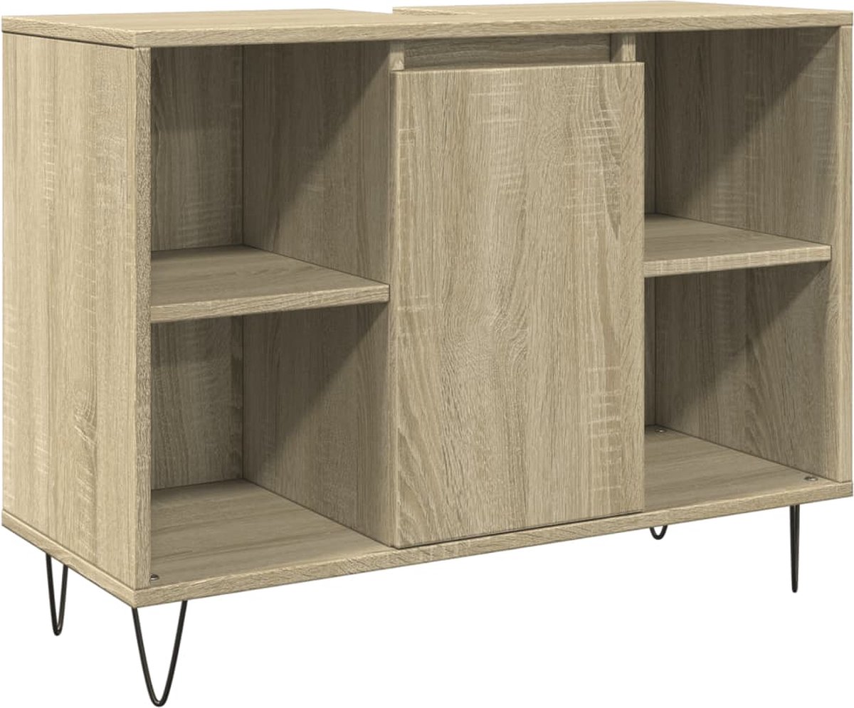 Vidaxl Badezimmerschrank, Sonoma-Eiche, 80X33X60 Cm