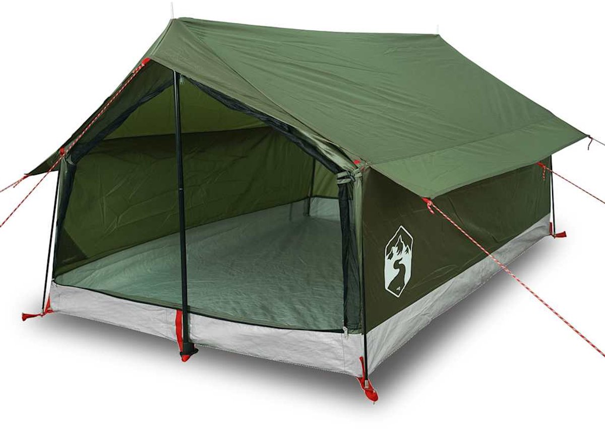Vidaxl Campingzelt, 2-Personen, Olivgrün, Wasserdicht