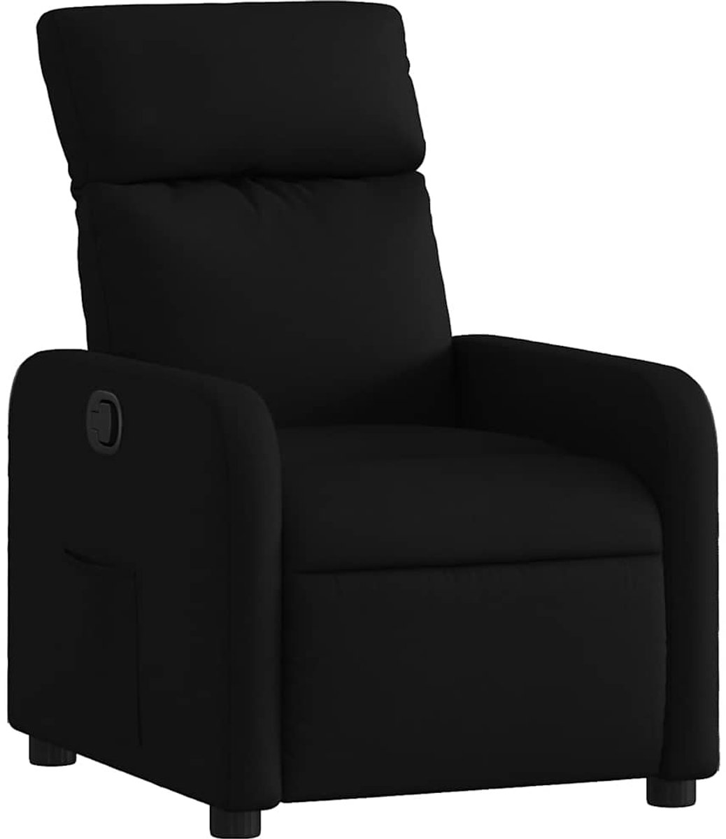 Vidaxl Schlafsofa, Schwarz, Stoffbezogen