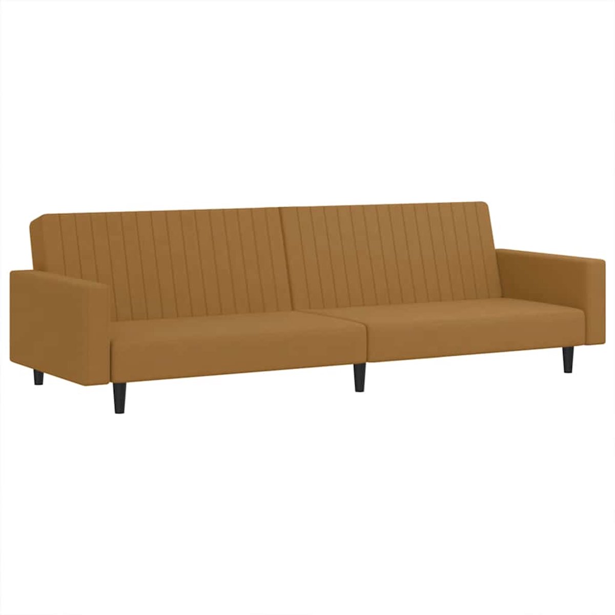 Vidaxl 2-Sitzer Sofa, Braun, Mit Samt Bezogen