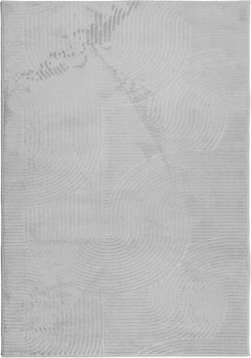 Vidaxl Teppich Iza Kurzflor, Grau, 120X170 Cm