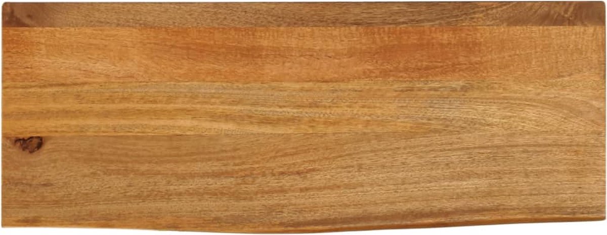 Vidaxl Tischplatte mit natürlicher Kante, 80x40x3,8 cm, Mangoholz