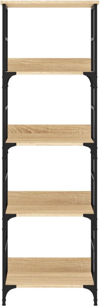 Vidaxl Regal, Sonoma-Eiche, 50 x 33 x 153 cm, Holzwerkstoff