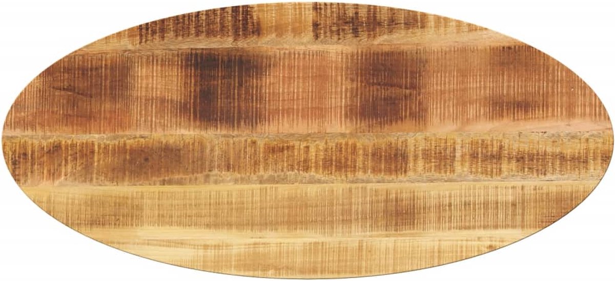 Vidaxl Tischplatte, 100x40x2,5 cm, Oval, Massives Mangoholz