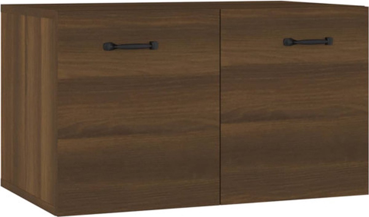 Vidaxl Wandhängeschrank, Braun Eiche, 60x36,5x35 cm