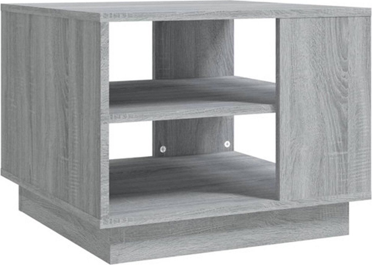 Vidaxl Couchtisch, Sonoma-Eiche Grau, 55X55X43 Cm